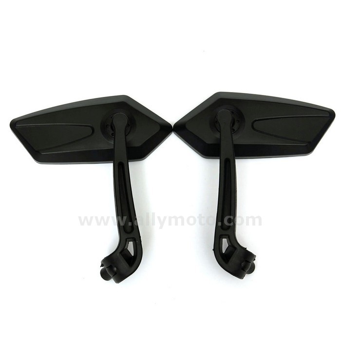 88 Universal Motorcycle Rear View Side Mirrors 5 Bolts@2
